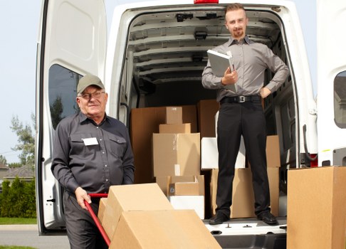 Man and van service handling a local move in Dulwich