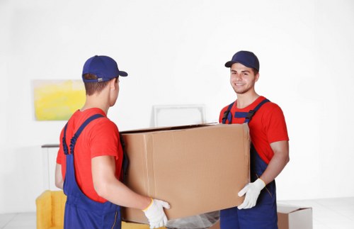 Local transfer station handling separated household waste materials