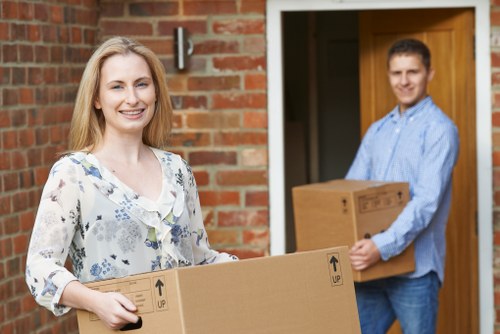 Careful furniture and belongings handling during a Dulwich packing service