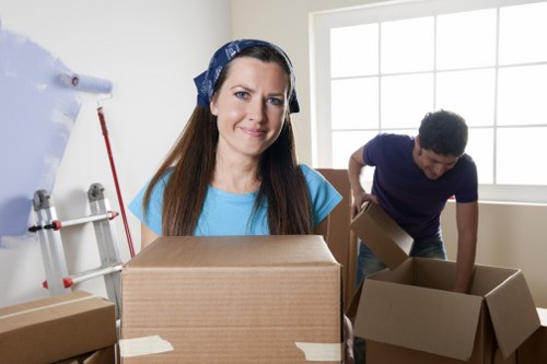 Removal team handling access challenges in a Dulwich apartment or townhouse move