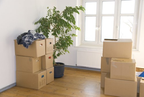 Packing and preparation for a house move in Dulwich