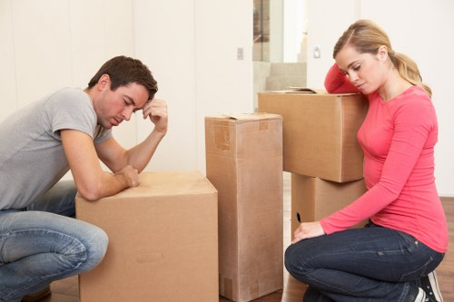 Moving day preparation and furniture transport in Dulwich