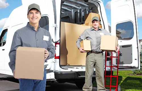 Organised packing and transport for a local commercial relocation