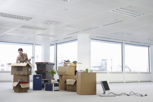 Household boxes and moving preparation for a Dulwich relocation