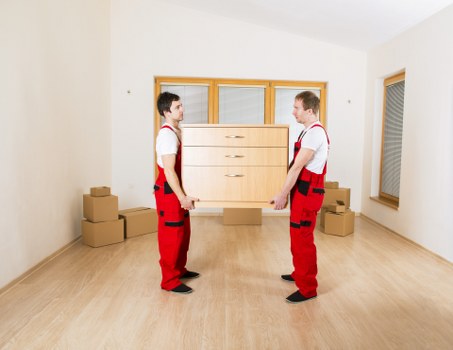 Dulwich home moving preparation checklist and packed boxes